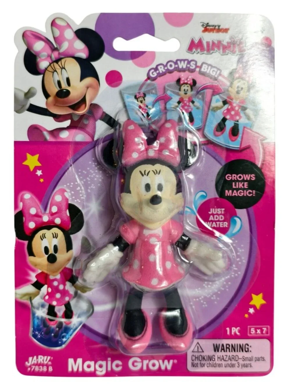 Disney Minnie Mouse Magic Grow in Water Up To 28 Days Reuseable Activity